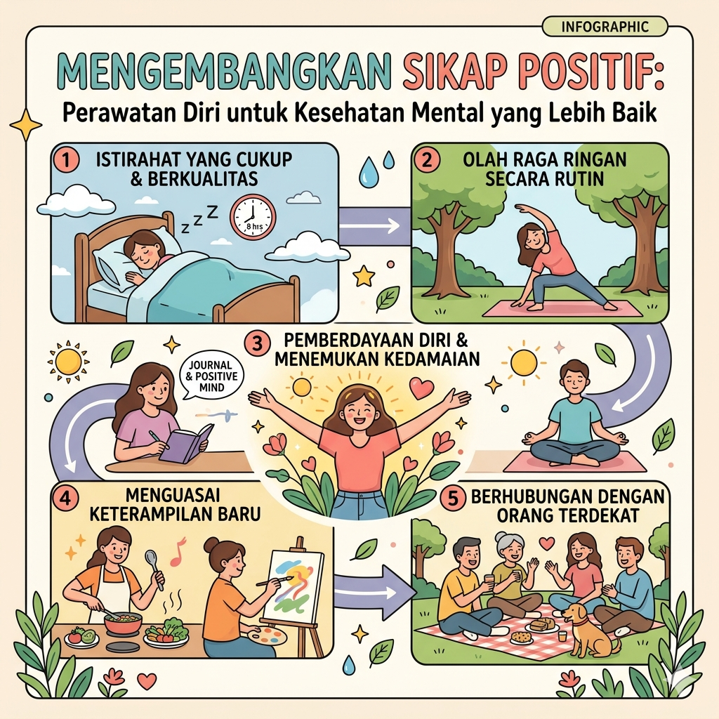 Mengembangkan Sikap Positif: Perawatan Diri untuk Kesehatan Mental yang Lebih Baik